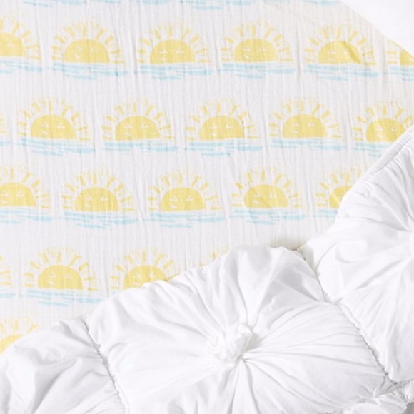 anthropologie crib sheet